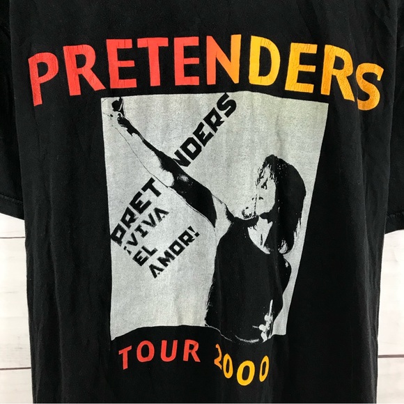 RARE Vintage 2000 Pretenders Band Tour T-Shirt - Picture 4 of 5